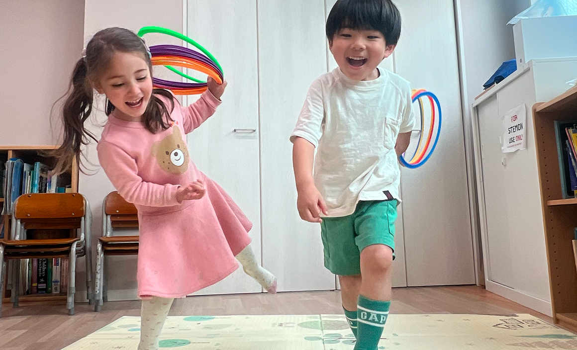 全身で英語を感じる「Circle Time」
