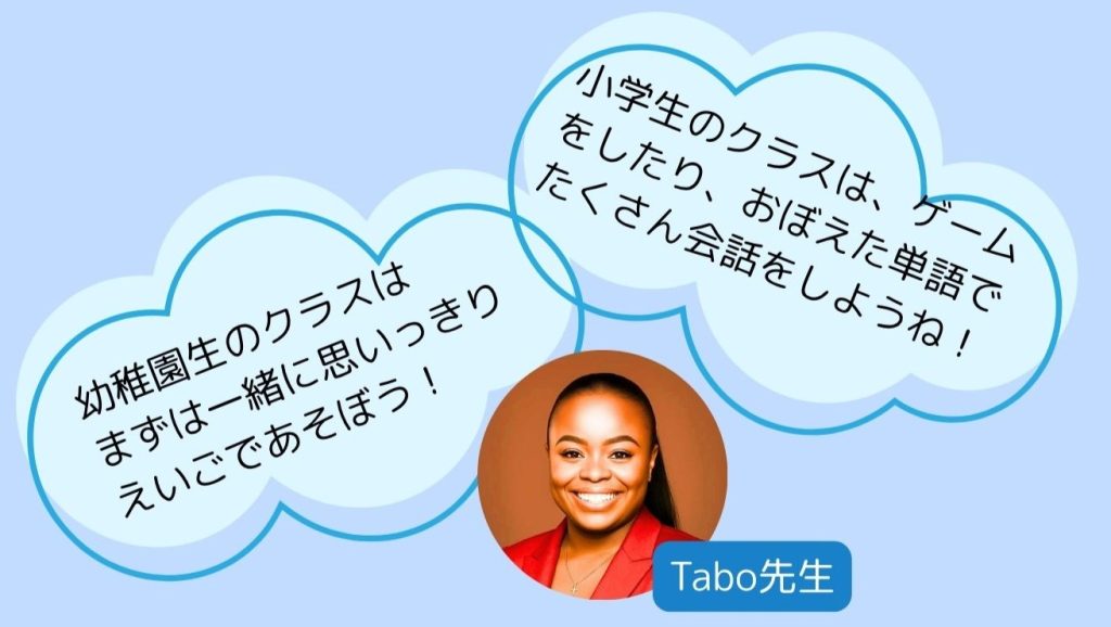 初めての英語でも安心してもらええる外国人講師からのコメント